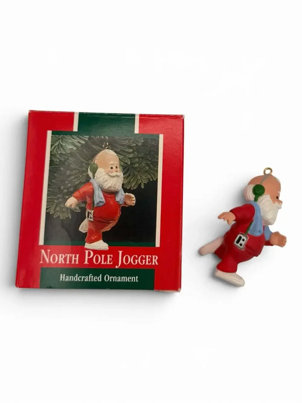 1989 Hallmark Keepsake North Pole Jogger Handcrafted Christmas Ornament